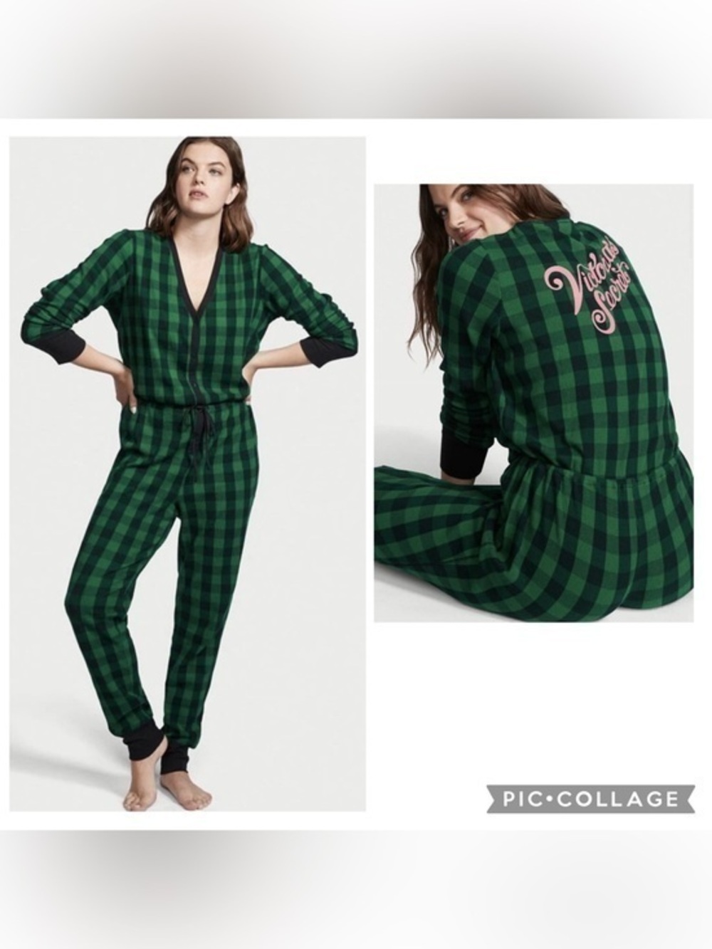 Victorias Secret plaid One Piece Thermal
Pajama size L